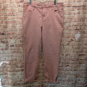 Buffalo David Bitton Pink Ankle Jeans